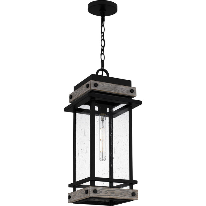 Myhouse Lighting Quoizel - SAD1909MBK - One Light Outdoor Hanging Lantern - Strader - Matte Black