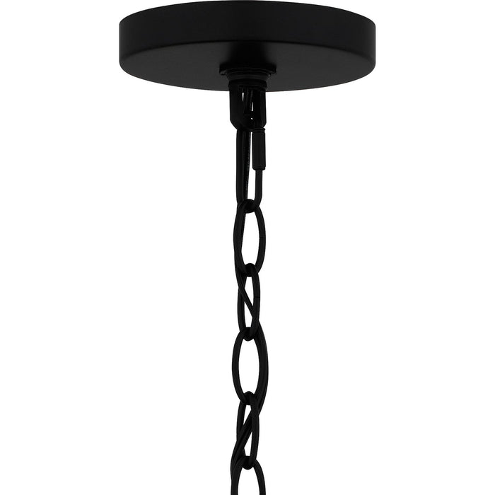 Myhouse Lighting Quoizel - SAD1909MBK - One Light Outdoor Hanging Lantern - Strader - Matte Black