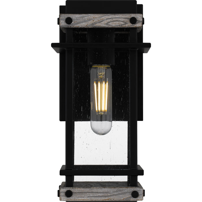 Myhouse Lighting Quoizel - SAD8405MBK - One Light Outdoor Wall Mount - Strader - Matte Black