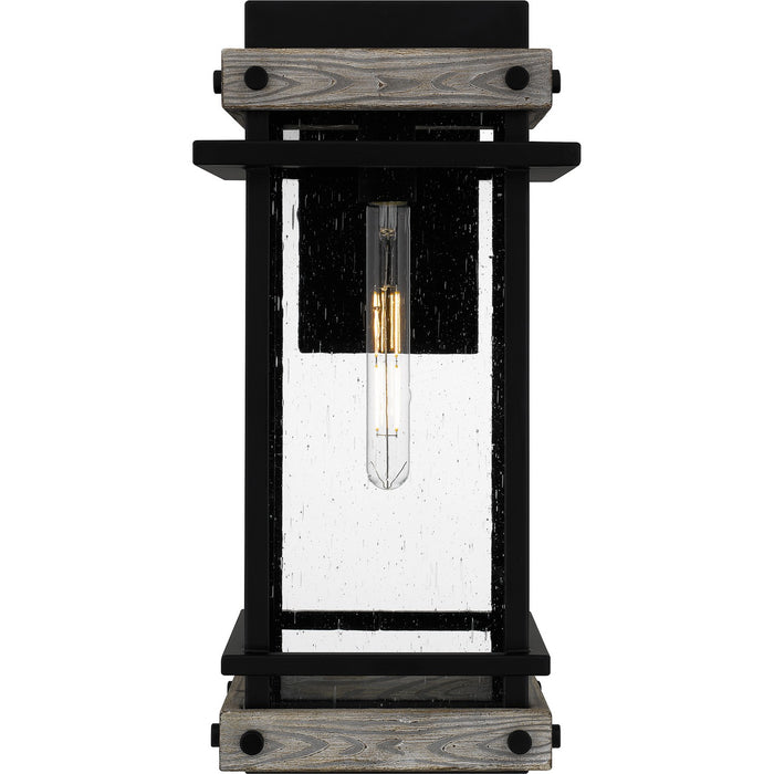 Myhouse Lighting Quoizel - SAD8409MBK - One Light Outdoor Wall Mount - Strader - Matte Black