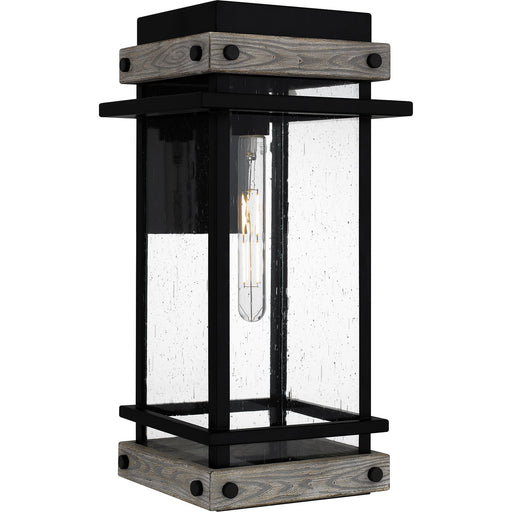 Myhouse Lighting Quoizel - SAD8409MBK - One Light Outdoor Wall Mount - Strader - Matte Black