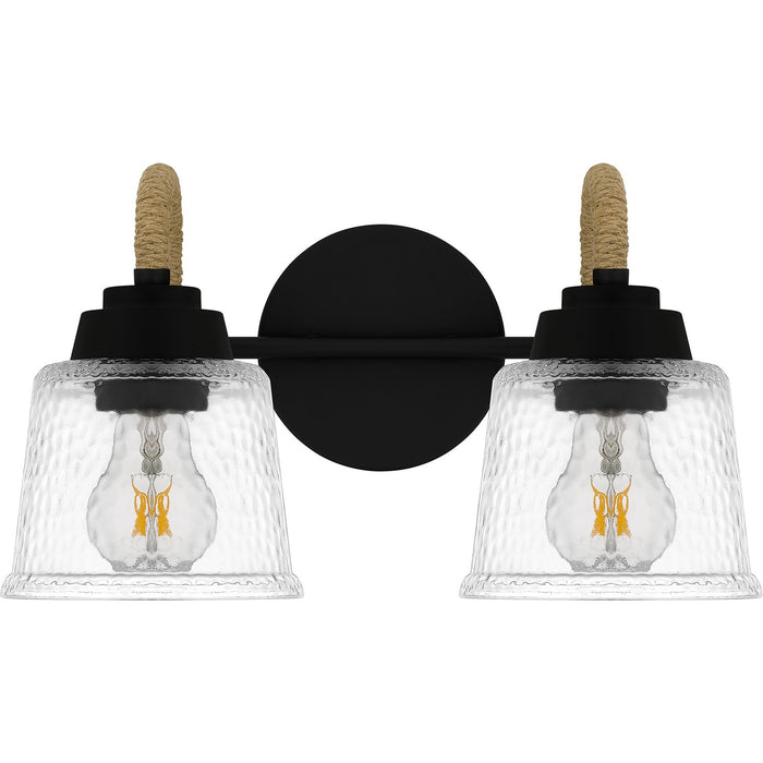 Myhouse Lighting Quoizel - SEB8614MBK - Two Light Bath - Seabreeze - Matte Black