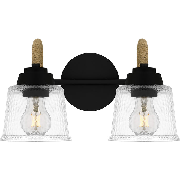 Myhouse Lighting Quoizel - SEB8614MBK - Two Light Bath - Seabreeze - Matte Black