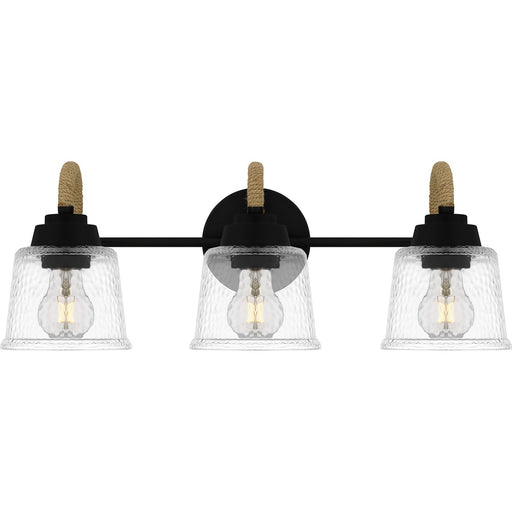 Myhouse Lighting Quoizel - SEB8622MBK - Three Light Bath - Seabreeze - Matte Black