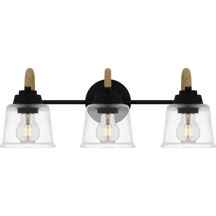 Myhouse Lighting Quoizel - SEB8622MBK - Three Light Bath - Seabreeze - Matte Black