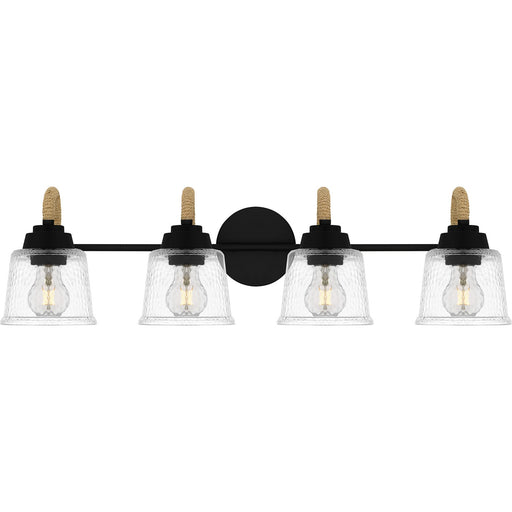 Myhouse Lighting Quoizel - SEB8631MBK - Four Light Bath - Seabreeze - Matte Black