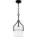 Myhouse Lighting Quoizel - SEY1508MBK - One Light Mini Pendant - Seymour - Matte Black