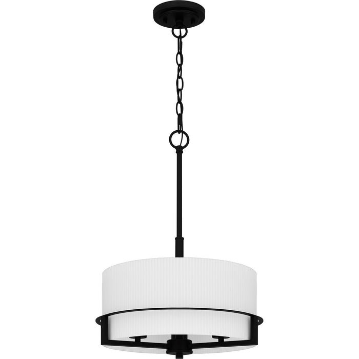 Myhouse Lighting Quoizel - SEY2815MBK - Three Light Pendant - Seymour - Matte Black