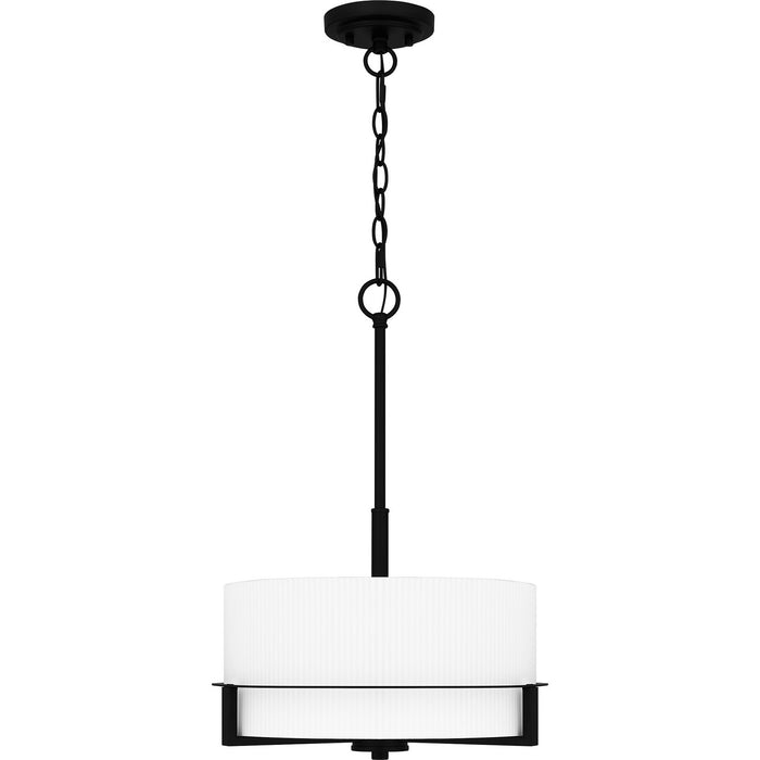 Myhouse Lighting Quoizel - SEY2815MBK - Three Light Pendant - Seymour - Matte Black