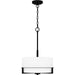 Myhouse Lighting Quoizel - SEY2815MBK - Three Light Pendant - Seymour - Matte Black