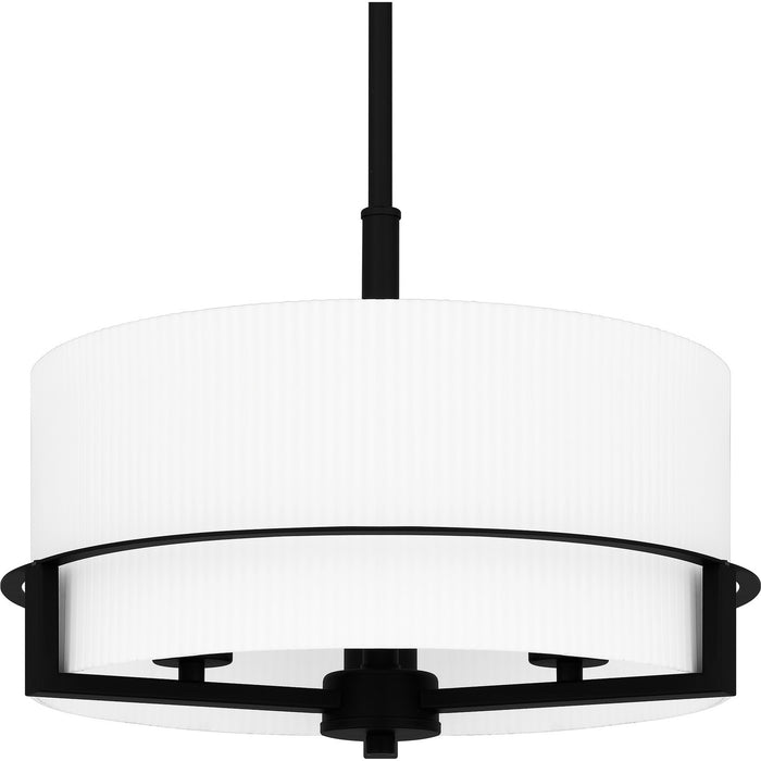 Myhouse Lighting Quoizel - SEY2815MBK - Three Light Pendant - Seymour - Matte Black