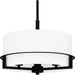 Myhouse Lighting Quoizel - SEY2815MBK - Three Light Pendant - Seymour - Matte Black