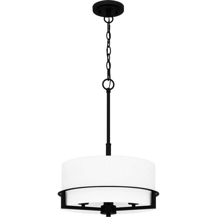 Myhouse Lighting Quoizel - SEY2815MBK - Three Light Pendant - Seymour - Matte Black