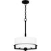 Myhouse Lighting Quoizel - SEY2815MBK - Three Light Pendant - Seymour - Matte Black