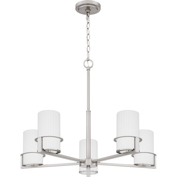 Myhouse Lighting Quoizel - SEY5026BN - Five Light Chandelier - Seymour - Brushed Nickel