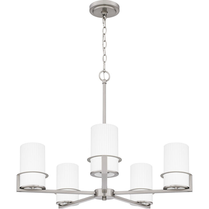 Myhouse Lighting Quoizel - SEY5026BN - Five Light Chandelier - Seymour - Brushed Nickel