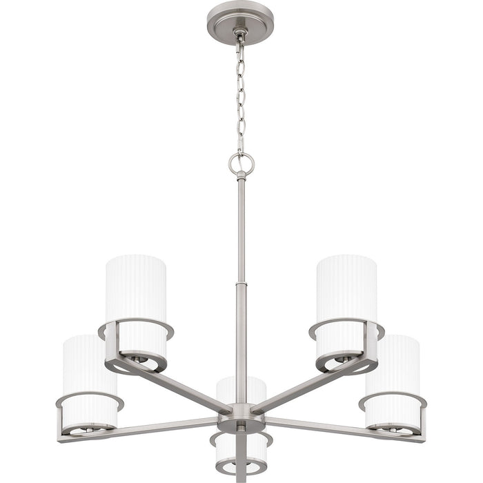 Myhouse Lighting Quoizel - SEY5026BN - Five Light Chandelier - Seymour - Brushed Nickel