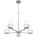 Myhouse Lighting Quoizel - SEY5026BN - Five Light Chandelier - Seymour - Brushed Nickel