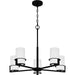 Myhouse Lighting Quoizel - SEY5026MBK - Five Light Chandelier - Seymour - Matte Black