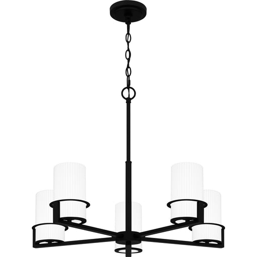 Myhouse Lighting Quoizel - SEY5026MBK - Five Light Chandelier - Seymour - Matte Black