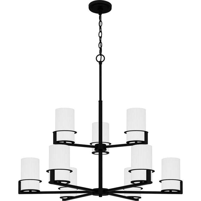 Myhouse Lighting Quoizel - SEY5032MBK - Nine Light Chandelier - Seymour - Matte Black