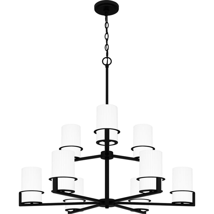 Myhouse Lighting Quoizel - SEY5032MBK - Nine Light Chandelier - Seymour - Matte Black