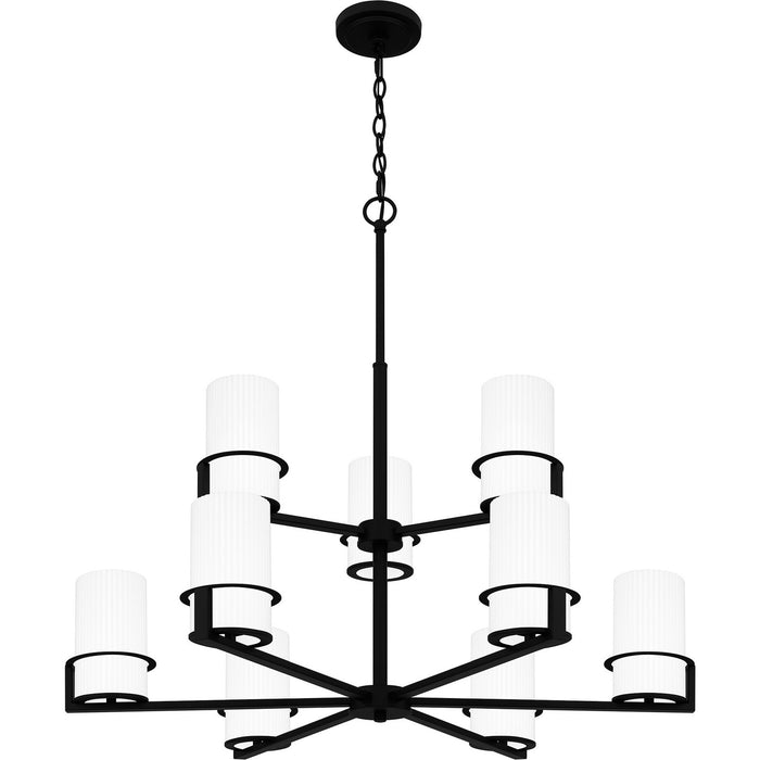 Myhouse Lighting Quoizel - SEY5032MBK - Nine Light Chandelier - Seymour - Matte Black