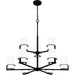 Myhouse Lighting Quoizel - SEY5032MBK - Nine Light Chandelier - Seymour - Matte Black