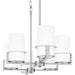 Myhouse Lighting Quoizel - SEY636BN - Six Light Linear Chandelier - Seymour - Brushed Nickel