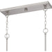 Myhouse Lighting Quoizel - SEY636BN - Six Light Linear Chandelier - Seymour - Brushed Nickel