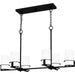 Myhouse Lighting Quoizel - SEY636MBK - Six Light Linear Chandelier - Seymour - Matte Black