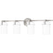 Myhouse Lighting Quoizel - SEY8631BN - Four Light Bath - Seymour - Brushed Nickel