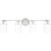 Myhouse Lighting Quoizel - SEY8631BN - Four Light Bath - Seymour - Brushed Nickel