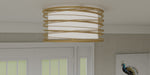 Myhouse Lighting Quoizel - SPL1720LG - Three Light Semi Flush Mount - Spiral - Light Gold