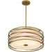 Myhouse Lighting Quoizel - SPL2820LG - Three Light Pendant - Spiral - Light Gold