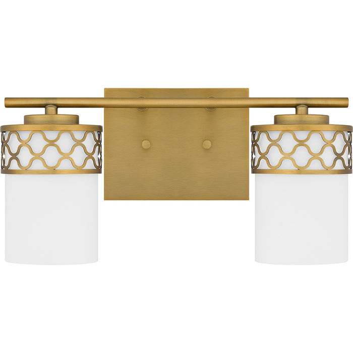 Myhouse Lighting Quoizel - TEN8615AB - Two Light Bath - Tenley - Aged Brass