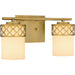 Myhouse Lighting Quoizel - TEN8615AB - Two Light Bath - Tenley - Aged Brass