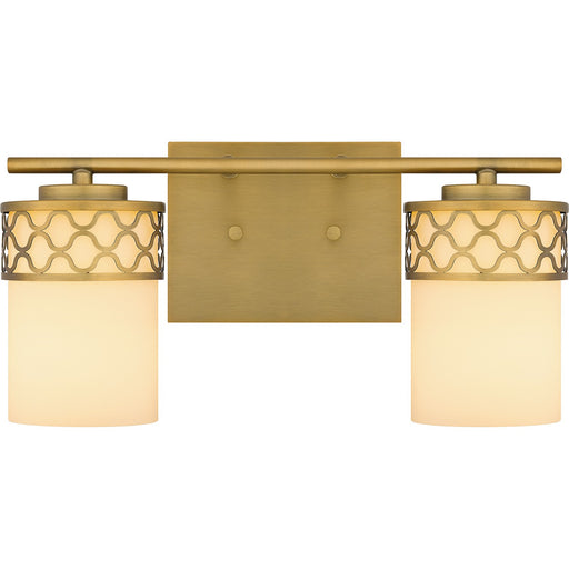 Myhouse Lighting Quoizel - TEN8615AB - Two Light Bath - Tenley - Aged Brass