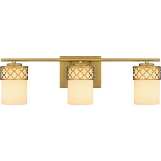 Myhouse Lighting Quoizel - TEN8624AB - Three Light Bath - Tenley - Aged Brass