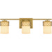 Myhouse Lighting Quoizel - TEN8624AB - Three Light Bath - Tenley - Aged Brass