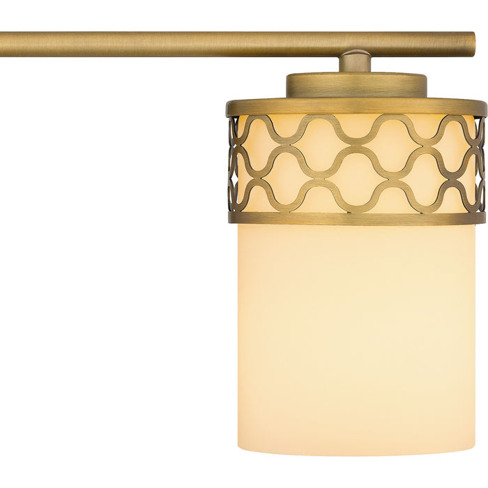 Myhouse Lighting Quoizel - TEN8632AB - Four Light Bath - Tenley - Aged Brass