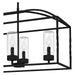 Myhouse Lighting Quoizel - THA636EK - Six Light Linear Chandelier - Thatcher - Earth Black