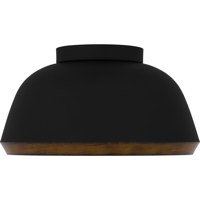 Myhouse Lighting Quoizel - TMR1616MBK - Three Light Flush Mount - Tamara - Matte Black