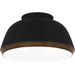 Myhouse Lighting Quoizel - TMR1616MBK - Three Light Flush Mount - Tamara - Matte Black