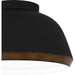 Myhouse Lighting Quoizel - TMR1616MBK - Three Light Flush Mount - Tamara - Matte Black