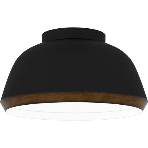 Myhouse Lighting Quoizel - TMR1616MBK - Three Light Flush Mount - Tamara - Matte Black