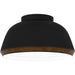 Myhouse Lighting Quoizel - TMR1616MBK - Three Light Flush Mount - Tamara - Matte Black