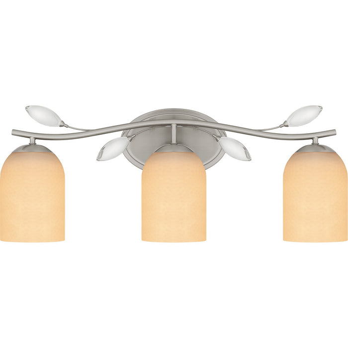 Myhouse Lighting Quoizel - ULY8624BN - Three Light Bath - Ulysses - Brushed Nickel