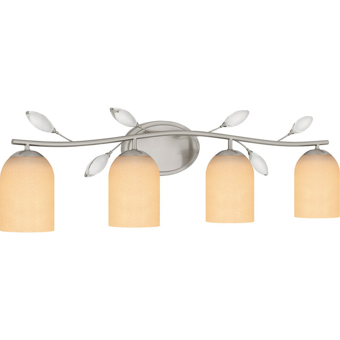 Myhouse Lighting Quoizel - ULY8634BN - Four Light Bath - Ulysses - Brushed Nickel