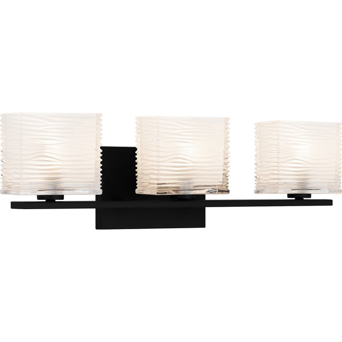 Myhouse Lighting Quoizel - WCP8603MBK - Three Light Bath - Westcap - Matte Black